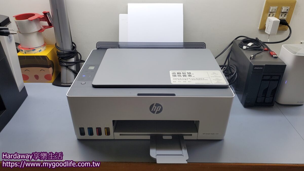 HP Smart Tank 580彩色無線連續供墨三合一印表機